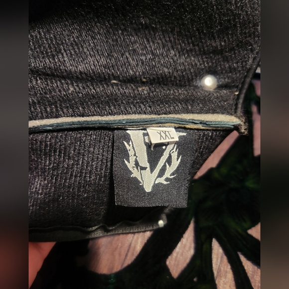 Verillas Leather Razorpine Gauntlets Fingerless Gloves XXL - Picture 5 of 6